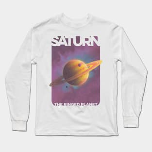 Saturn, The Ringed Planet Long Sleeve T-Shirt